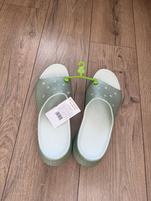 Крокси crocs bae glitter slide w11 41 розмір