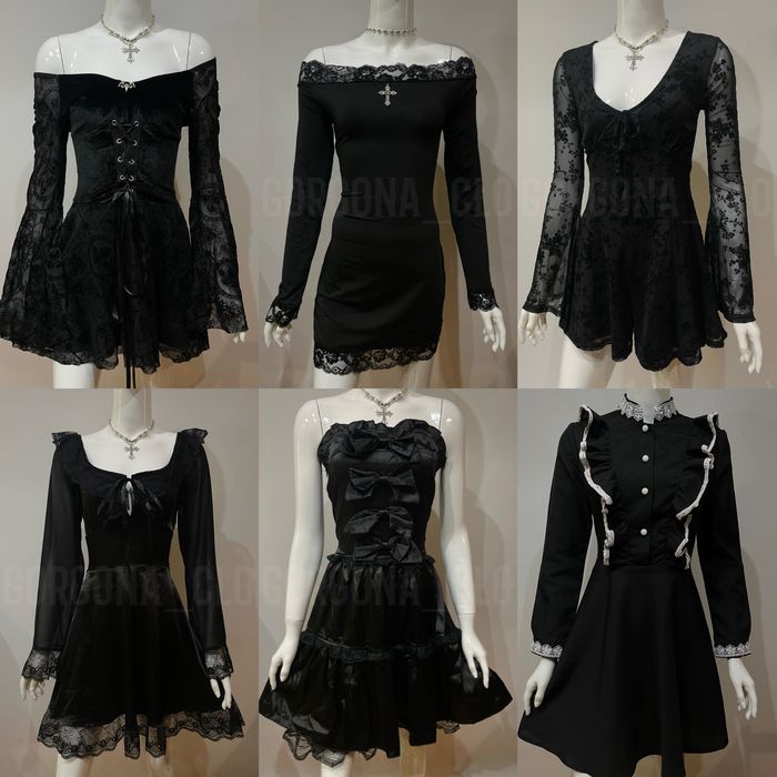 Готична сукня корсетна