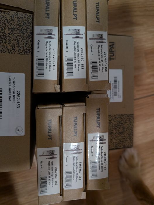 Fechadura magnética Tupai Ref 2867 Preto pérola (ref. cor 153 )