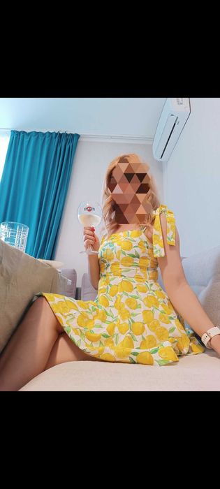 Сукня Zara S лимони