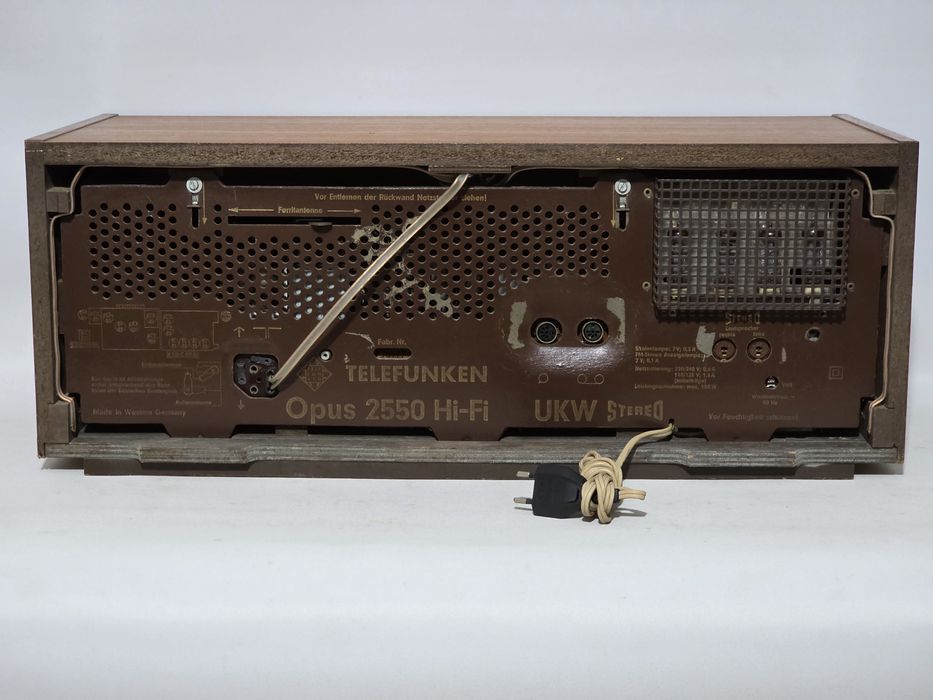 Receiver antigo reparado Telefunken
