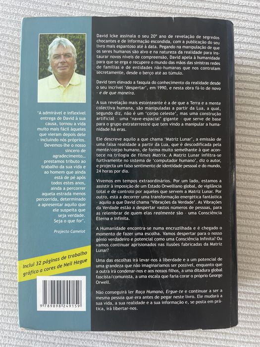 Livro "Raça Humana, Ergue-te: O Leão Já Não Dorme Mais" – David Icke (Esgotado)