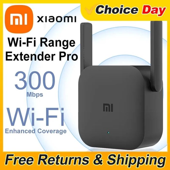 Підсилювач, ретранслятор Xiaomi Mi Wi-Fi Range Extender  Pro