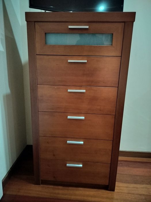 Mobília de quarto com armazenamento
