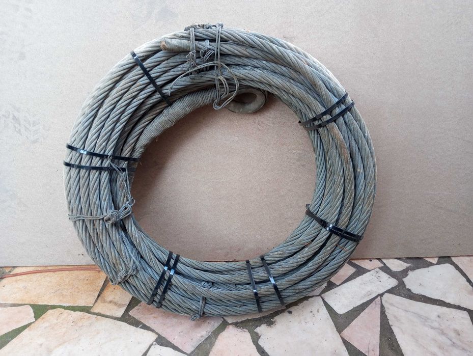 Cabo de aço galvanizado de 22 mm