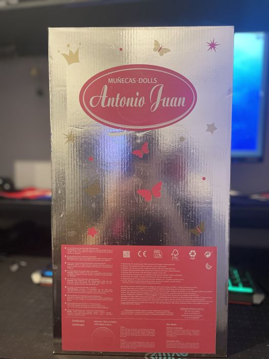 Wielka 38cm hiszpanska Lalka Antonio Juan