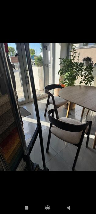 Zestaw Stół FI 100 + 4x krzesło drewniane,od ręki