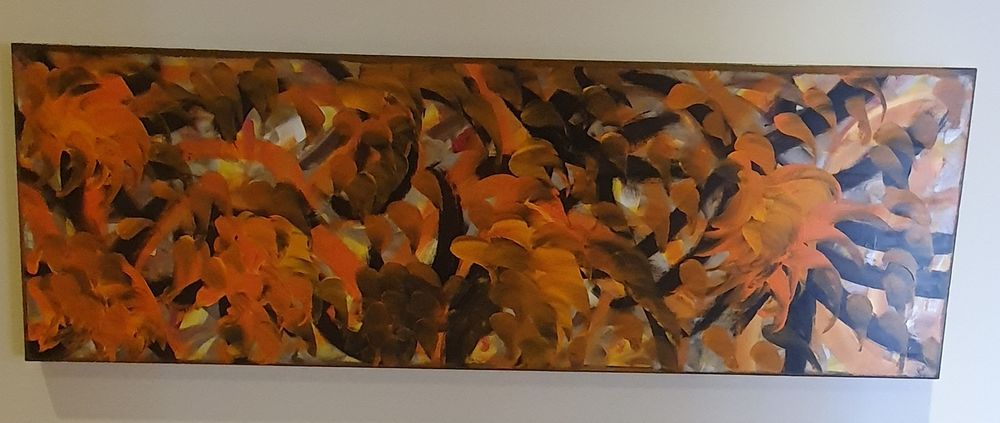 Tela Abstrata Acrilica original 150x50