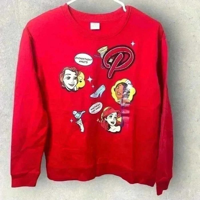Sweter z motywem księżniczek Disneya, fabrycznie nowy