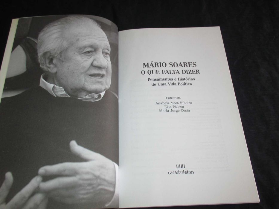 Livro Mário Soares O que falta dizer