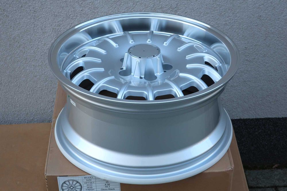 FELGI alu 17 5x112 x8 barock mercedes - benz w124 w123 w201 w126 r107 w126 w116 w115 RANT POLEROWANY