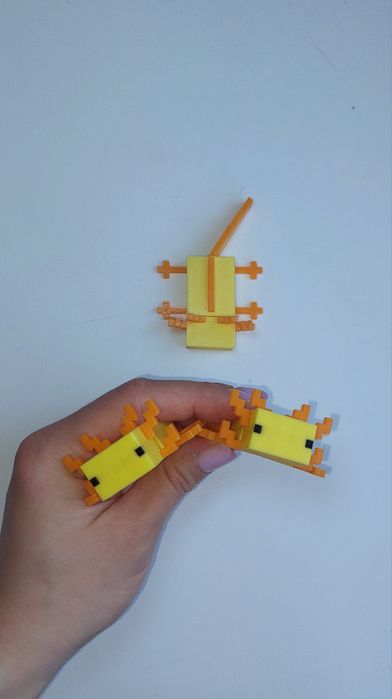 Меч Майнкрафт Кріпер Скелетон Ендермен ТнТ Бджола  Аксолотль