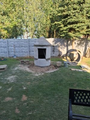 Kopanie studni - czyszczenie