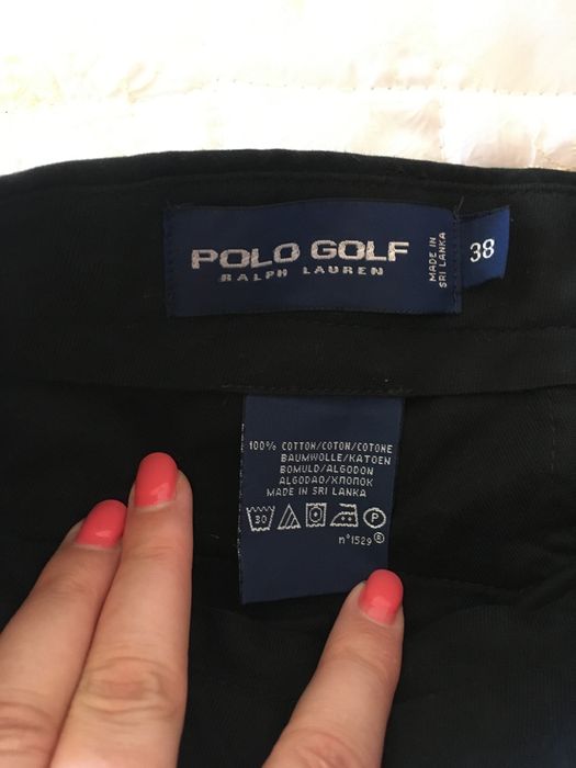 Ralph Lauren Polo golf W38 spodenki męskie czarne szorty