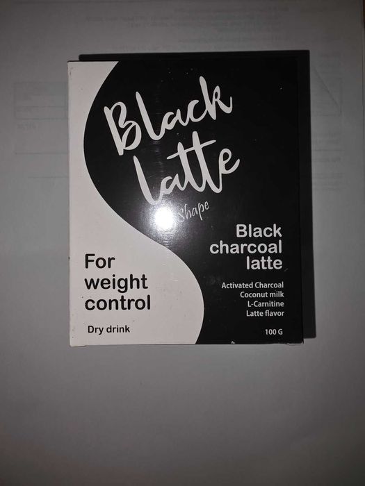 Black latte блек латте для нормализации веса угольный латте