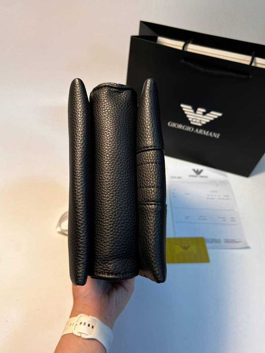 Emporio Armani męska torba torebka Listonoszka, skóra, Włochy 6139