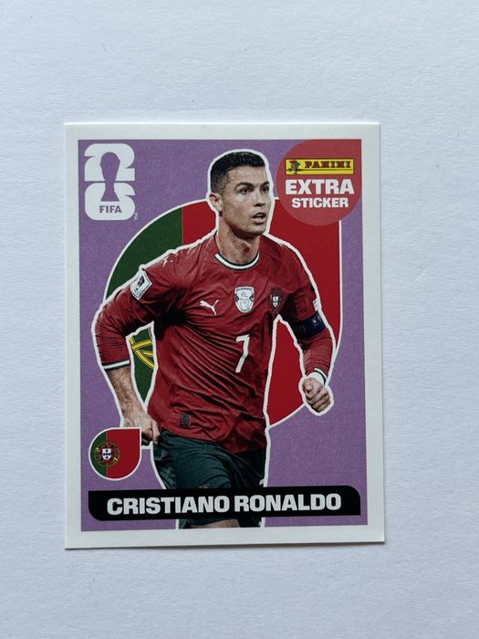 Ronaldo extra sticker silver panini 2026