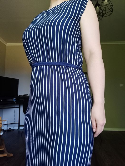 Sukienka damska w pasy letnia nowa