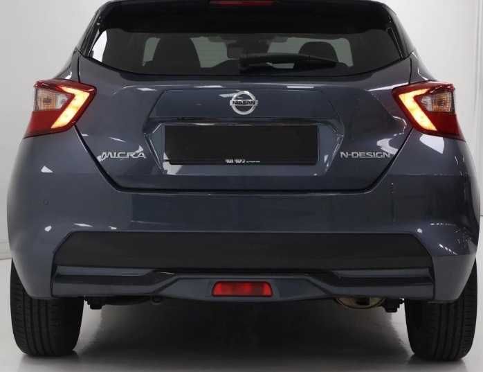 Pára Choques Traseiro Nissan Micra 2018 Cor KY5 (Techno Grey Metallic)