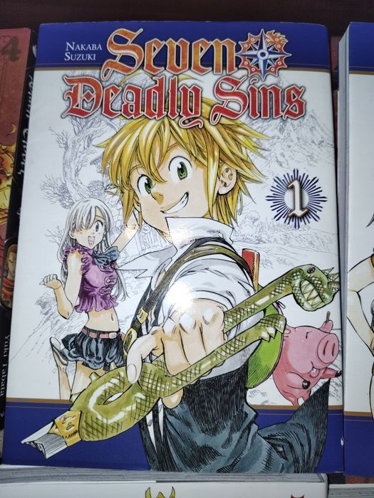 Zestaw mang  7 sztuk