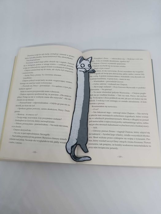 Zakładka do książek Zombie Cat 3D Druk