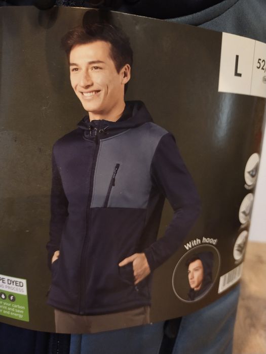 Kurtka, bluza męska softshell L 52/54 granat