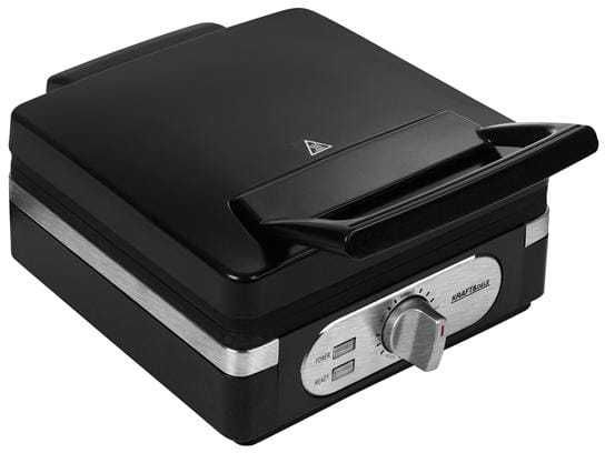 Gofrownica elektryczna 2000W CZARNA XXL 2 Chrupiące Puszyste Gofry