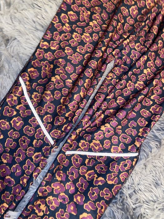 Legginsy sportowe gym panterka szare