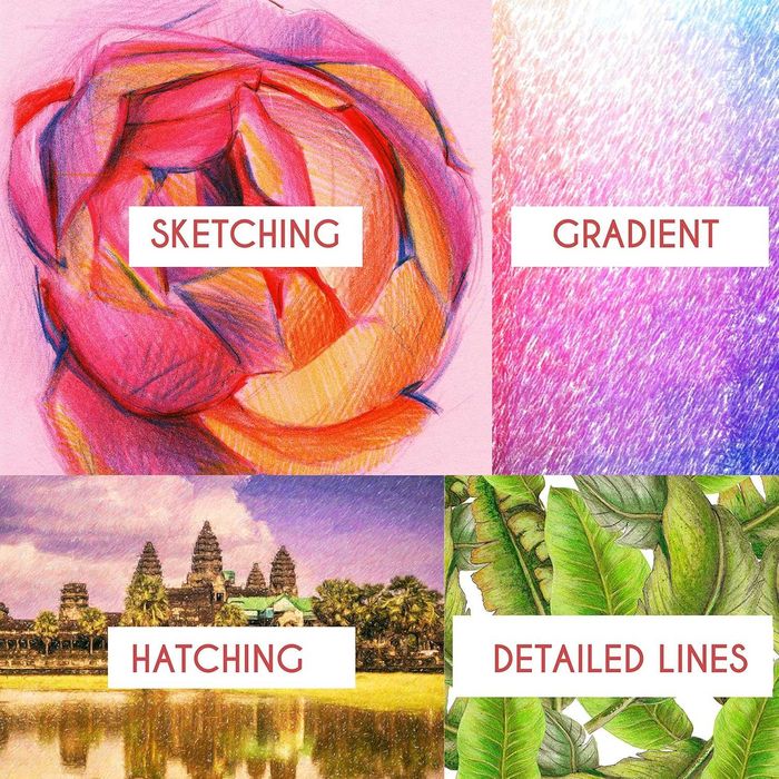 Zenacolor 72 Profesjonalne Kredki Ołówkowe – Metalowe Pudełko