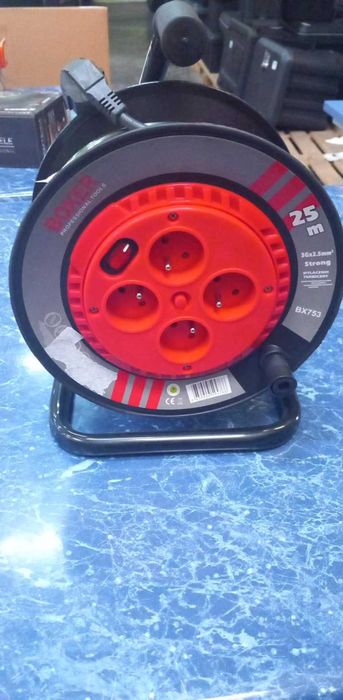 przedłuzacz elektryczny/bebnowy 25m