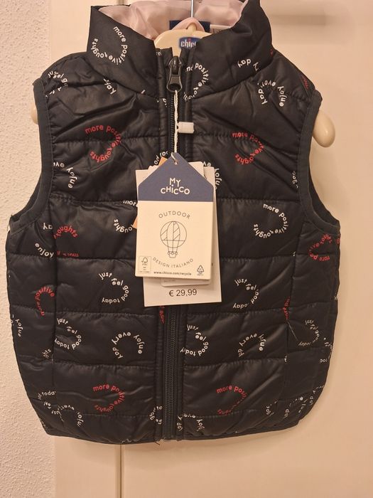 Colete Chicco 18m acolchoado e impermeavel