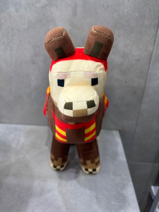 Maskotka, pluszak Minecraft - Lama - 35 cm - Bandai Namco