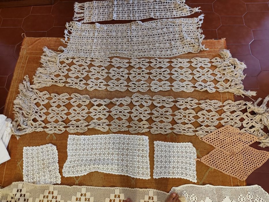 Napperons de renda para sala e quarto