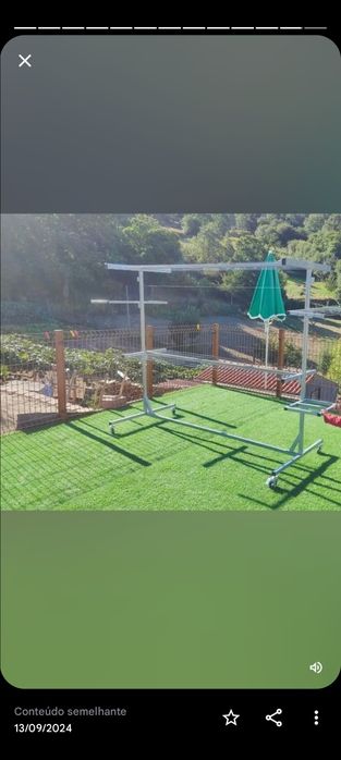 Estendais novos galvanizados com rodas,,apartir de 80€