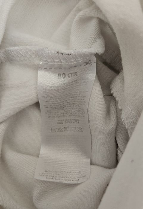 Zestaw, komplet 3 x półśpiochów dziecięcych; 74; biały, niebieski
Rozm