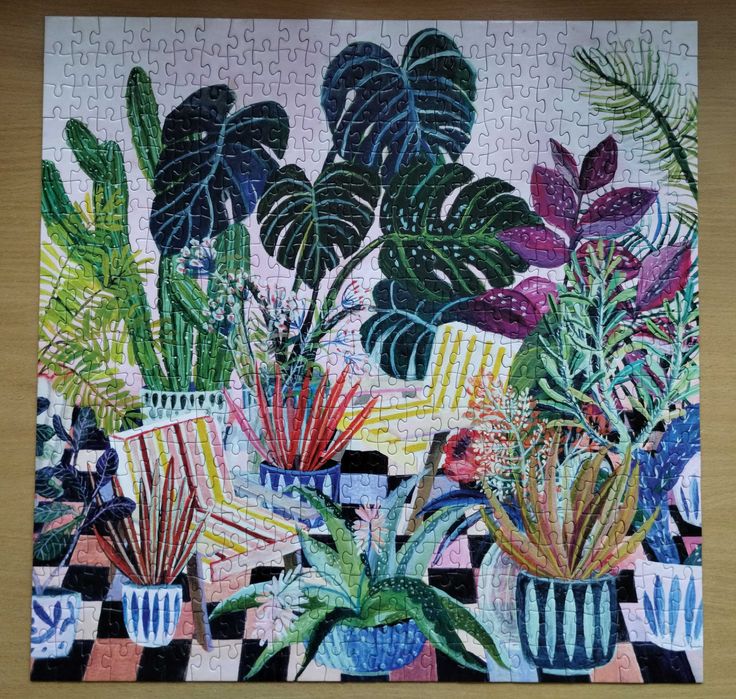 Puzzle Galison, Potted, 500 el.
