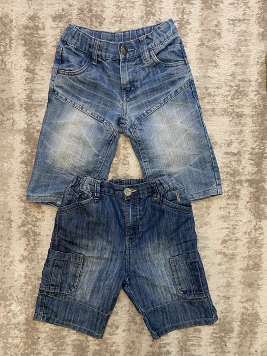 Szorty jeansowe dla chłopca 2 PAK rozmiar 122/128