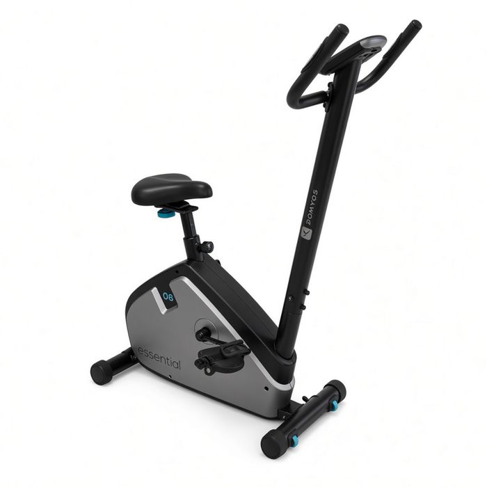 Bicicleta estática Domyos Essential da Decathlon.