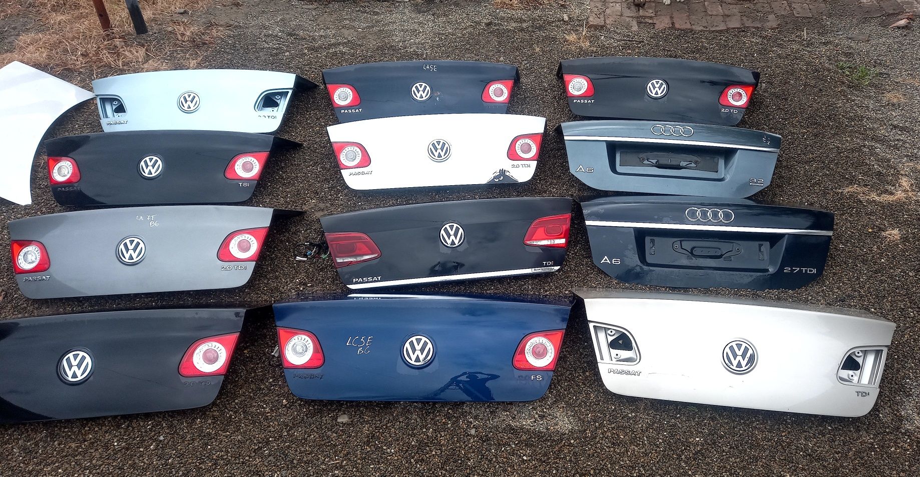 Кришка багажника Passat B6 B7 Audi A6 C6 кляпа пасат б6 багажник: 60 ...