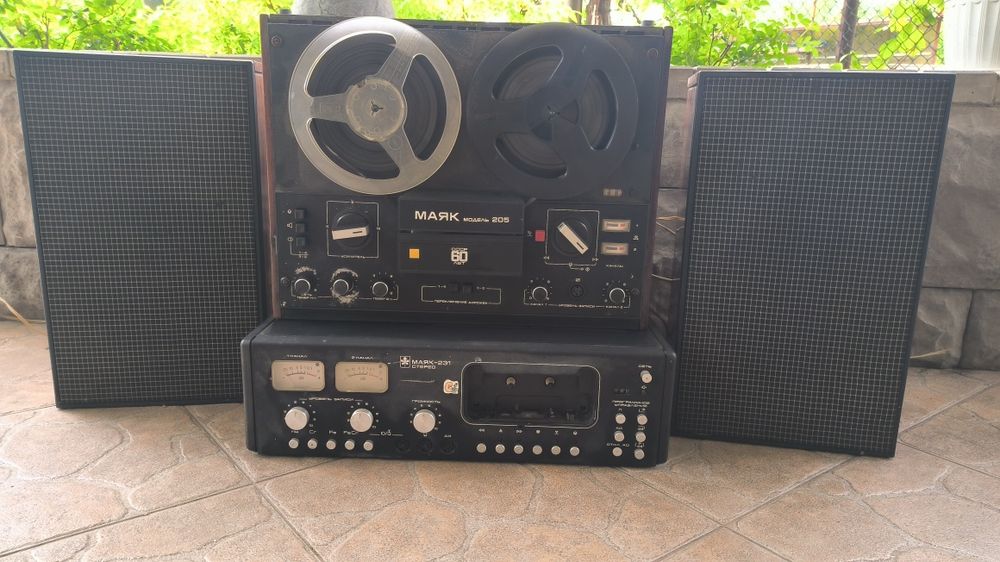 Акустическая система Маяк 205 и стерео система Маяк-231