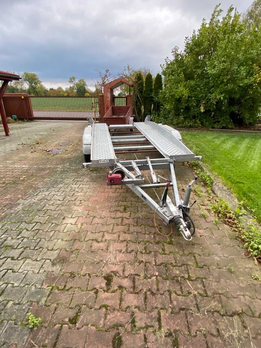 Laweta przyczepa Branderup Thule uchylna