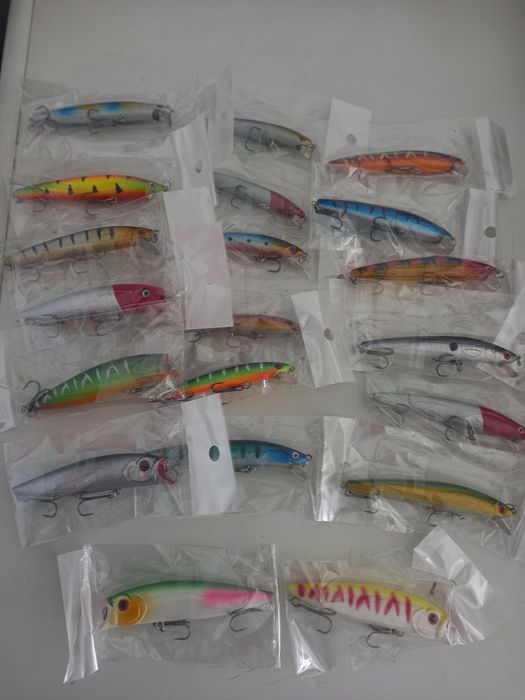 Iscas para pesca.