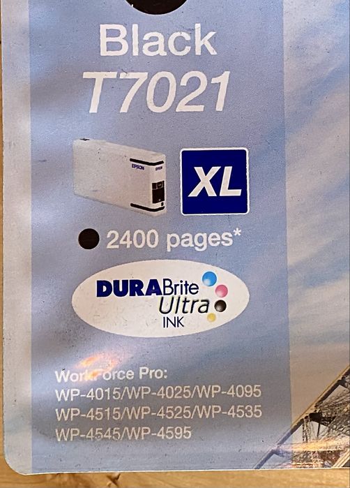 Tinteiro EPSON - Black T7021 XL (Torre Eiffel)