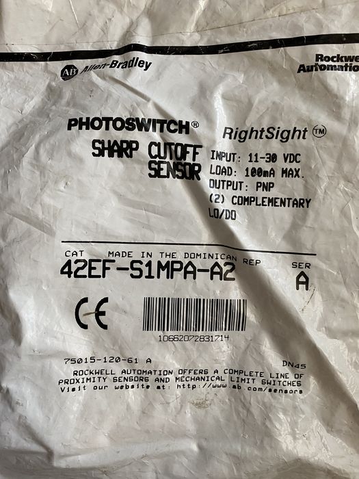 Фотоелектричний датчик Allen-Bradley 42EF