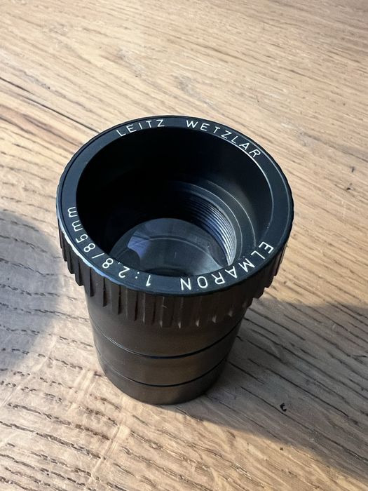 2 Objectivas Leitz Elmaron 1:2.8/85+ S-Heidosmat 1:2.8/85 MC