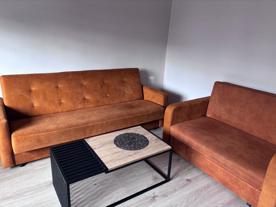 Komplet kanap wersalka i dwojka