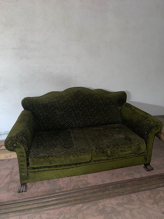 Sofá vintage, de 2 lugares