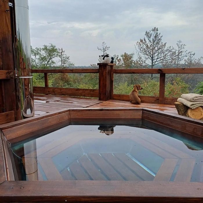 ЛУЧШИЕ ЧАНЫ В ДНЕПРЕ‼️Карпатский чан для купания до 8 человек Джакузи