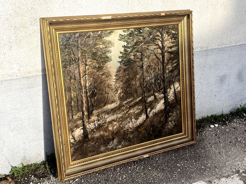 Paisagem / óleo sobre tela / inicio séc.XX