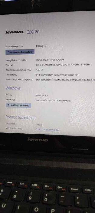 Laptopy LENOVO 50-80